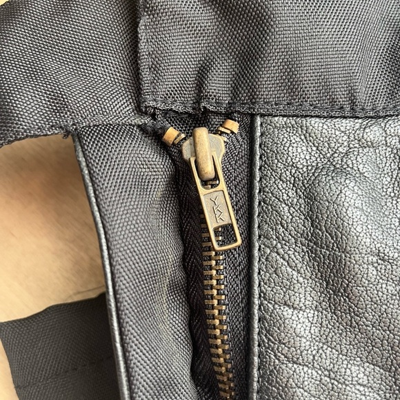 NexGen Women's Leather and Textile Motorcycle Pants Black Size Large - Picture 5 of 9